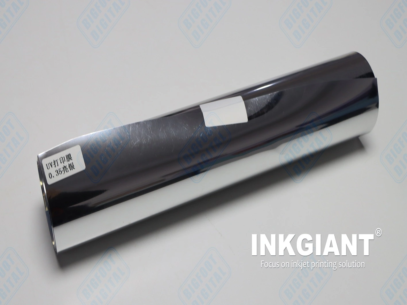 INKGIANT High-Gloss Silver TPU Film 1