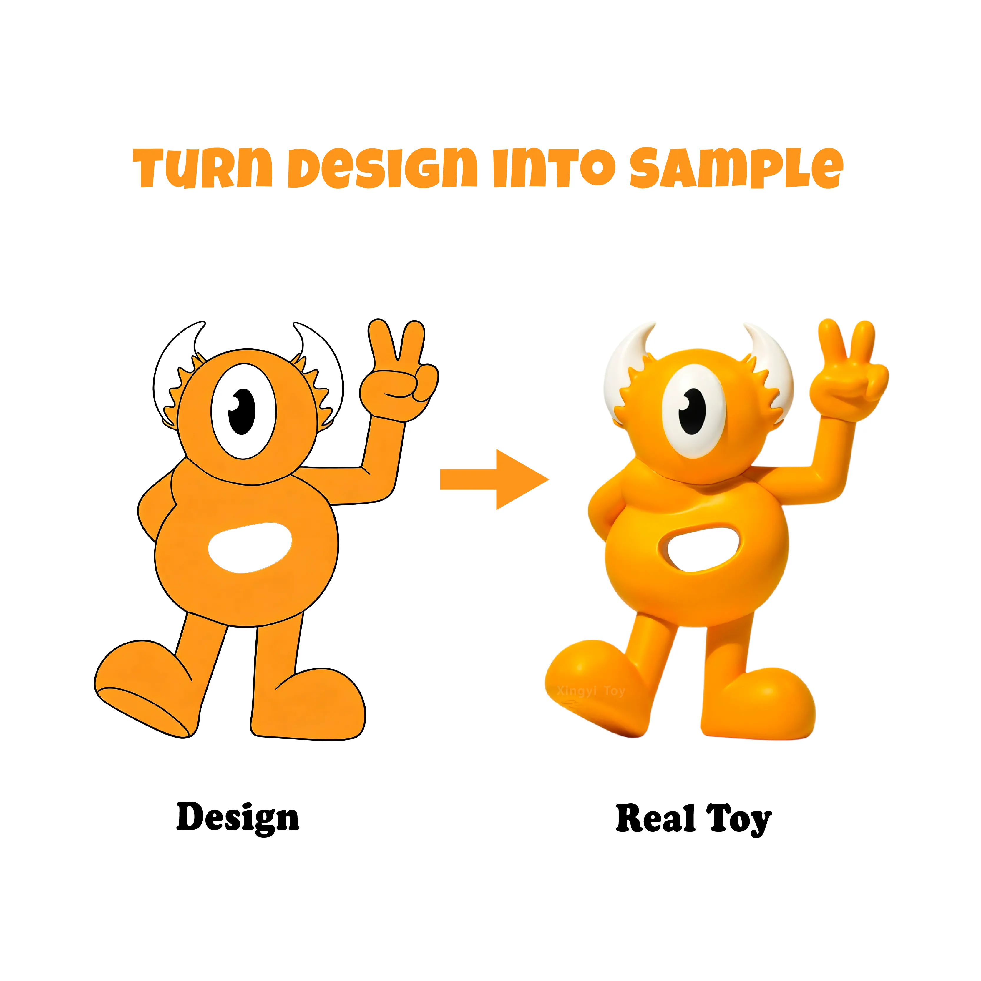 Custom 2D to 3D 1:18 Scale Vinyl Figurines | Demeng Toy