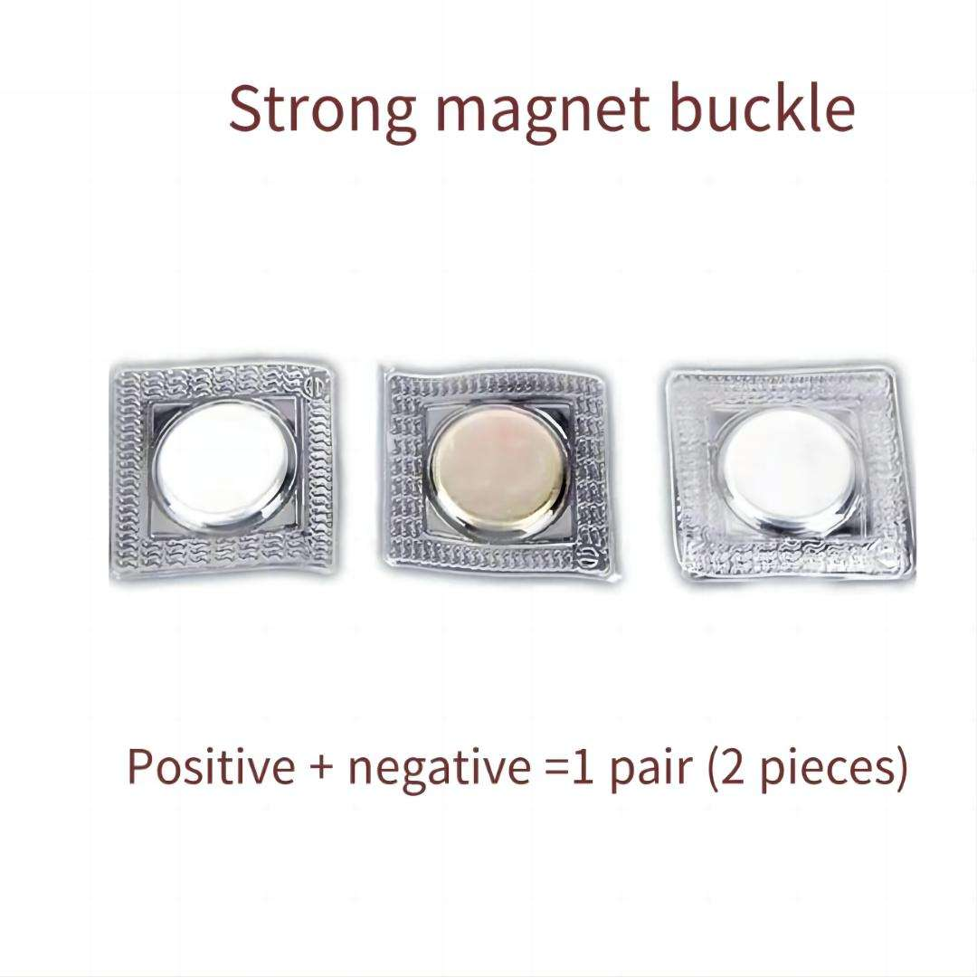 Waterproof PVC Magnetic Snap Button Round Invisible Hidden Sew-in Closure Fastener for Down Jacket Winter Coat Bag Handbag 5