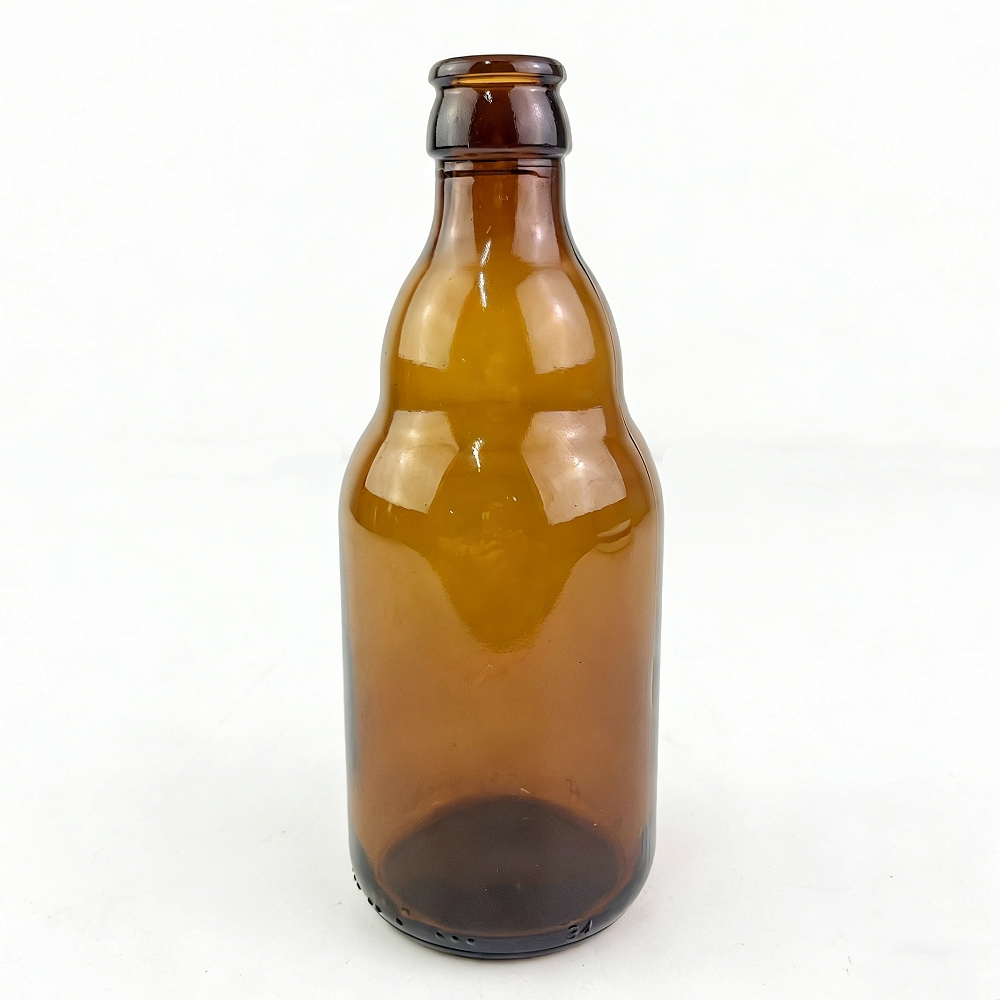 Disposable Brown Glass Beer Bottle 330ml 1