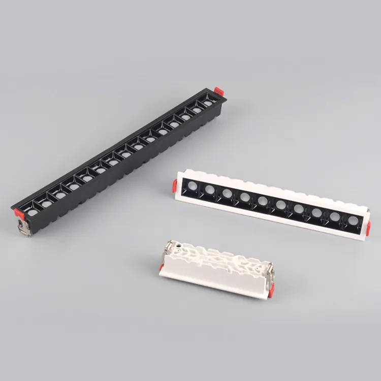 Five-Heads Ten-Heads Fifteen-Heads 9/18/24W Long Bar LED Ceiling Lights 1