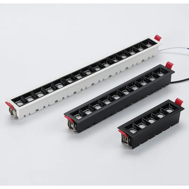 Five-Heads Ten-Heads Fifteen-Heads 9/18/24W Long Bar LED Ceiling Lights 2