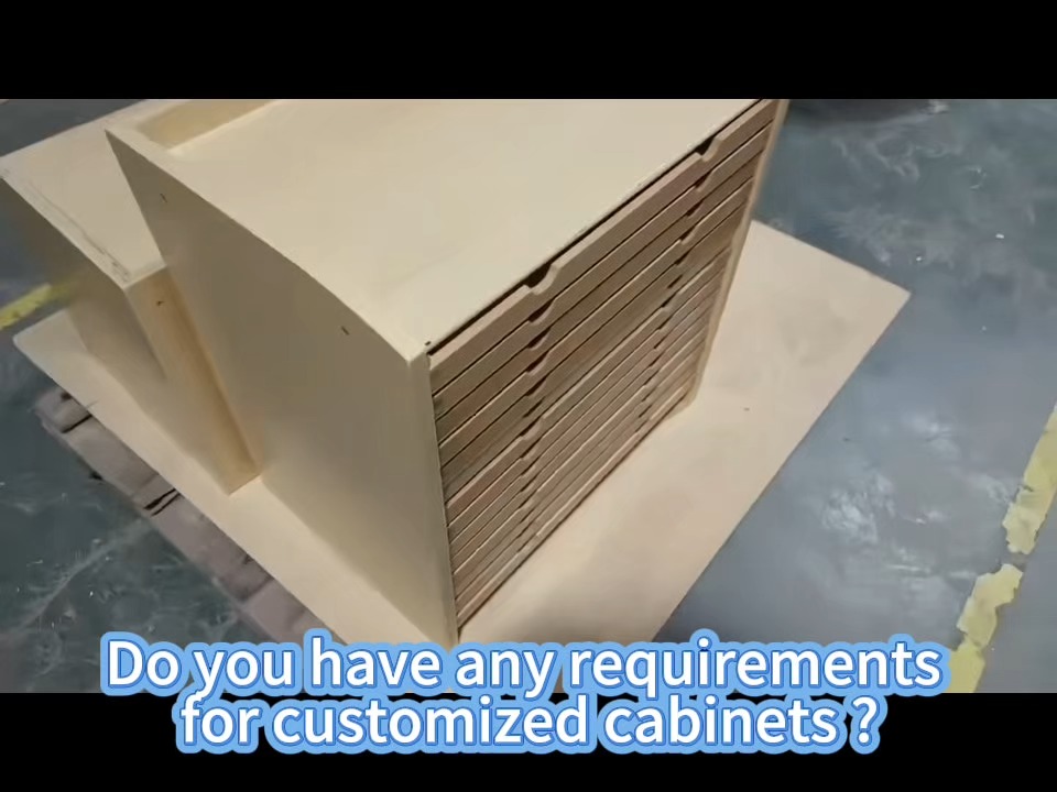 ¿Tiene algún requerimiento para gabinetes personalizados?