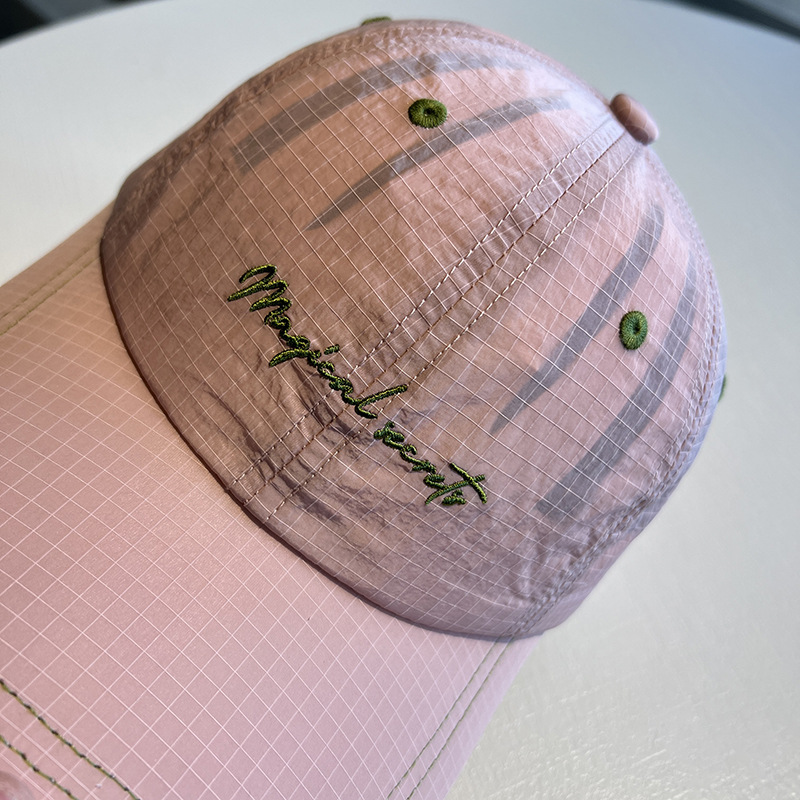schnell trocknende karierte Baseballkappe im Großhandel