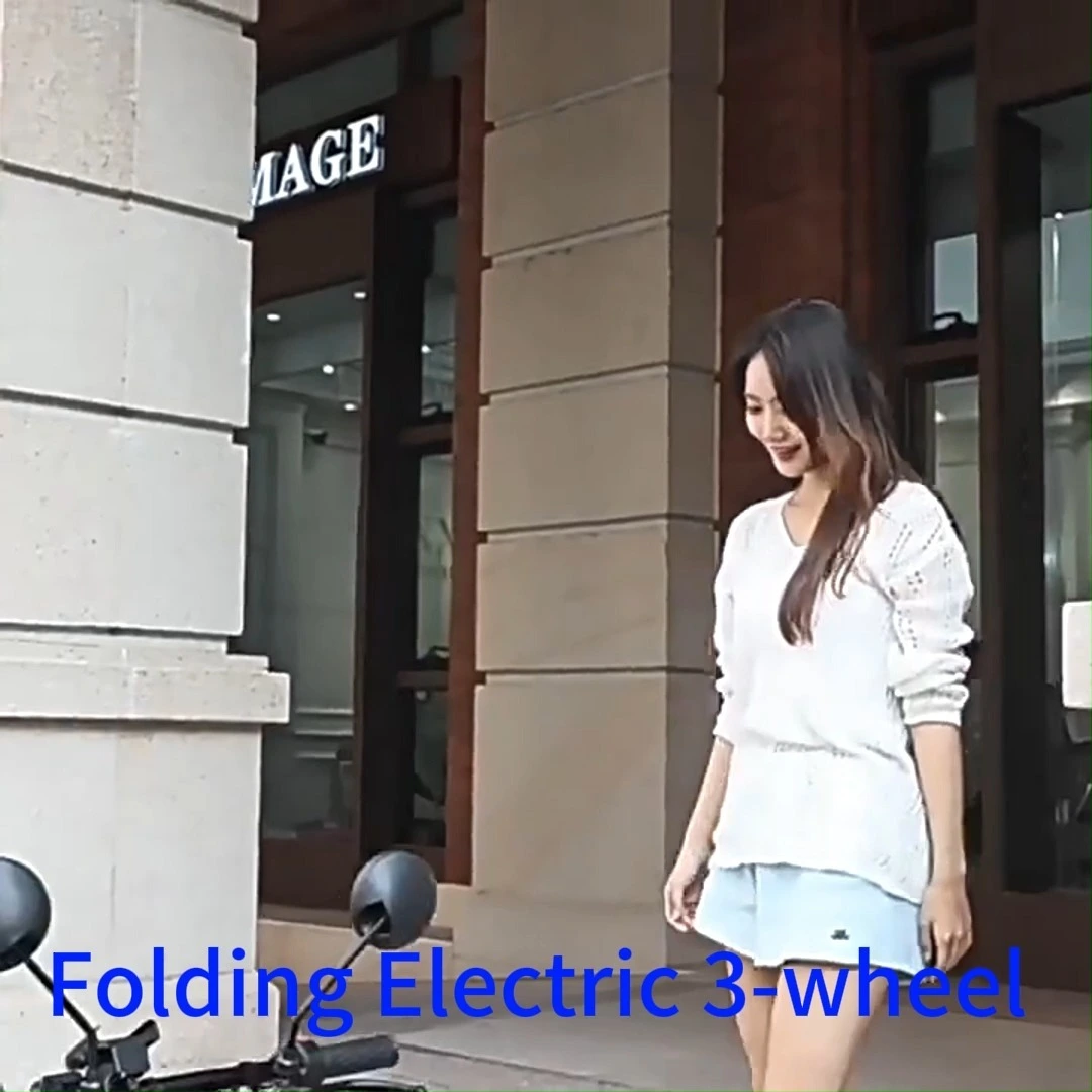 Tricycle électrique DomeRide pour personnes handicapées avec batterie rechargeable, scooter de mobilité pliable pour personnes âgées et handicapées (vente en gros) 1