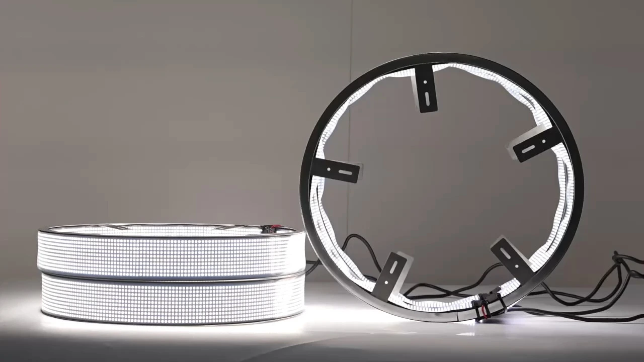 Kingshowstar LED-pyörävalonauha, jossa on 19 872 erittäin kirkasta puhtaanvalkoista LED-sirua 1