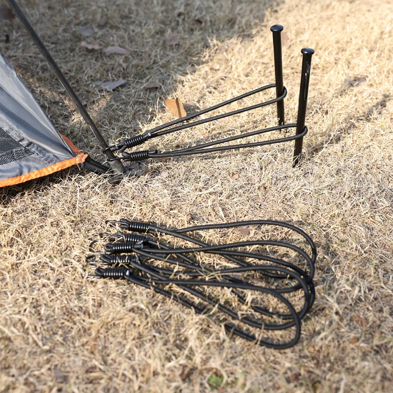 LS05-01 5mm Circle Bungee Cord With Metal Hook 1