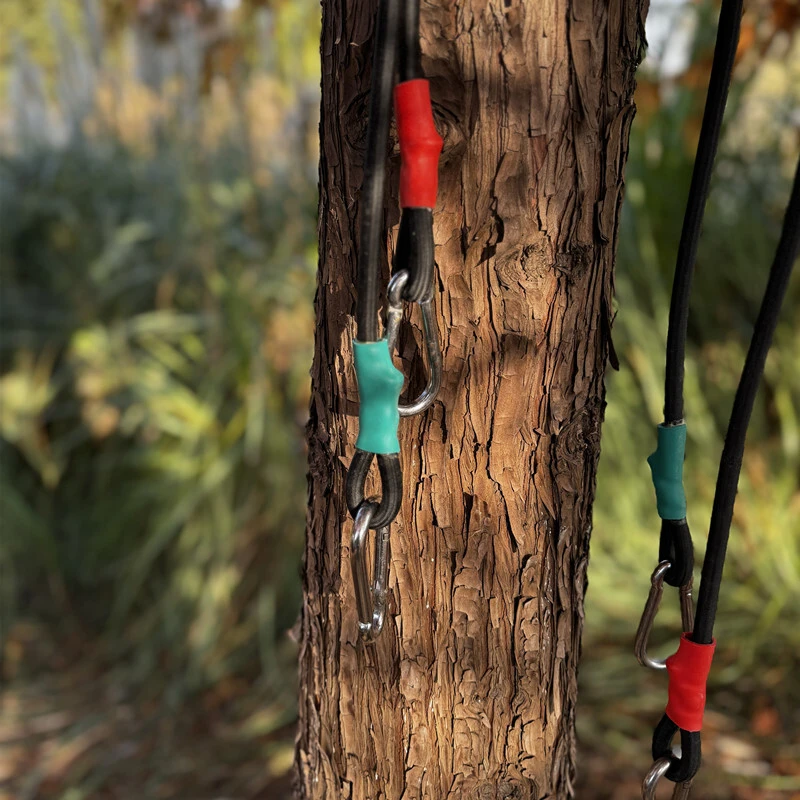 LS10-01 10-12mm Heavy Duty Round Elastic Cord with Steel Hook Maximum Breaking Strength of 100kg 1