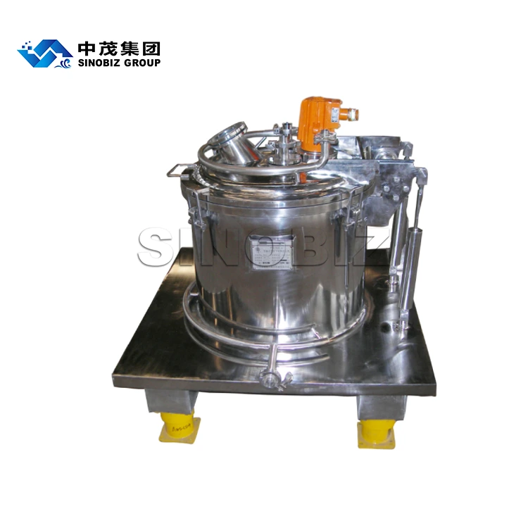 Flat type direct connection top discharge centrifuge 1