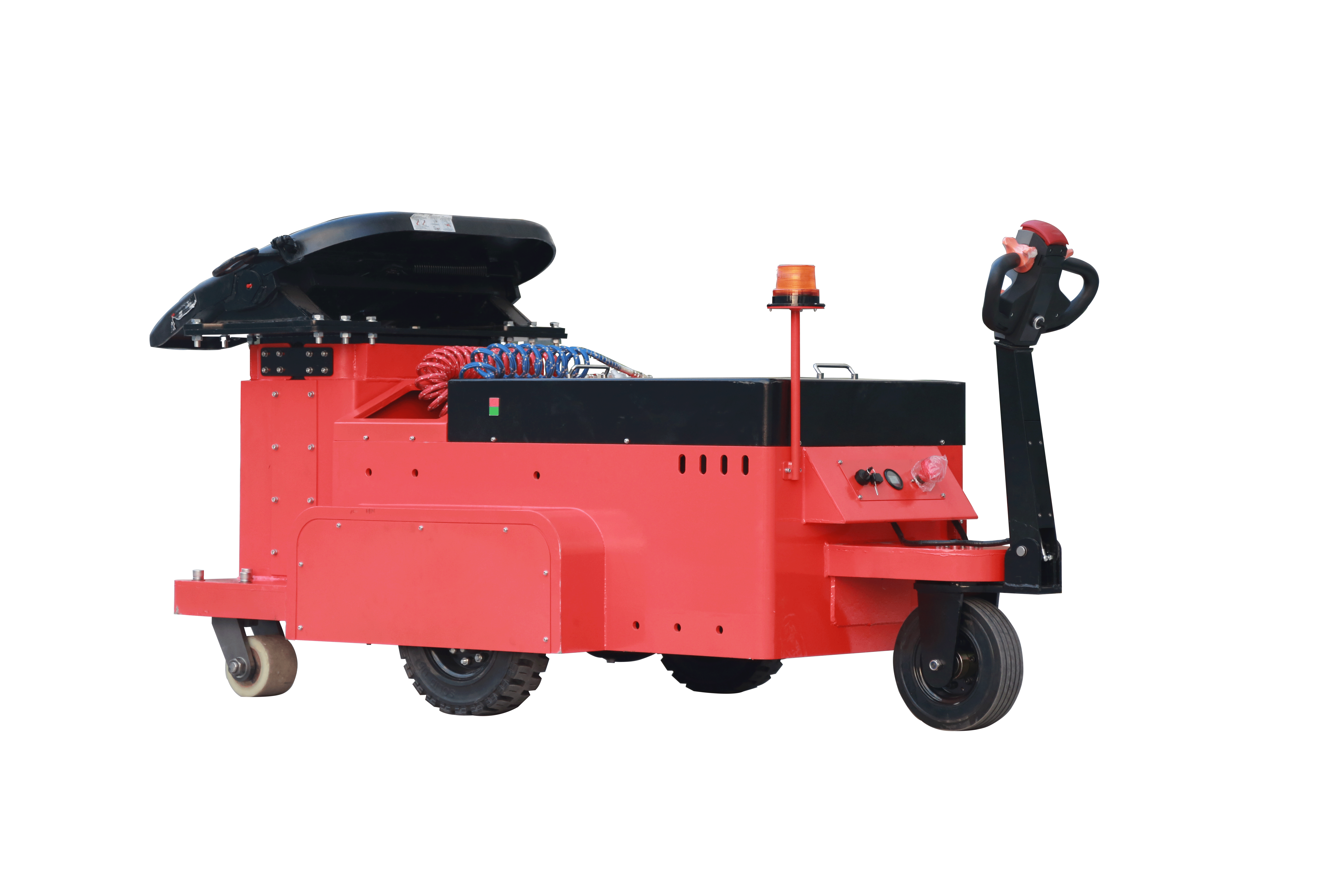 VLIFT Container/Tanker Electric Tow Tractor - 6T Lifting & Air Pump Brake Release 3