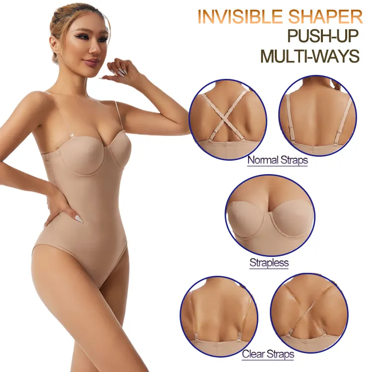 S·KAIFEI Full Body Shapewear with Strapless Bra Full Body Shapewear with Strapless Bra Best Supplier 5
