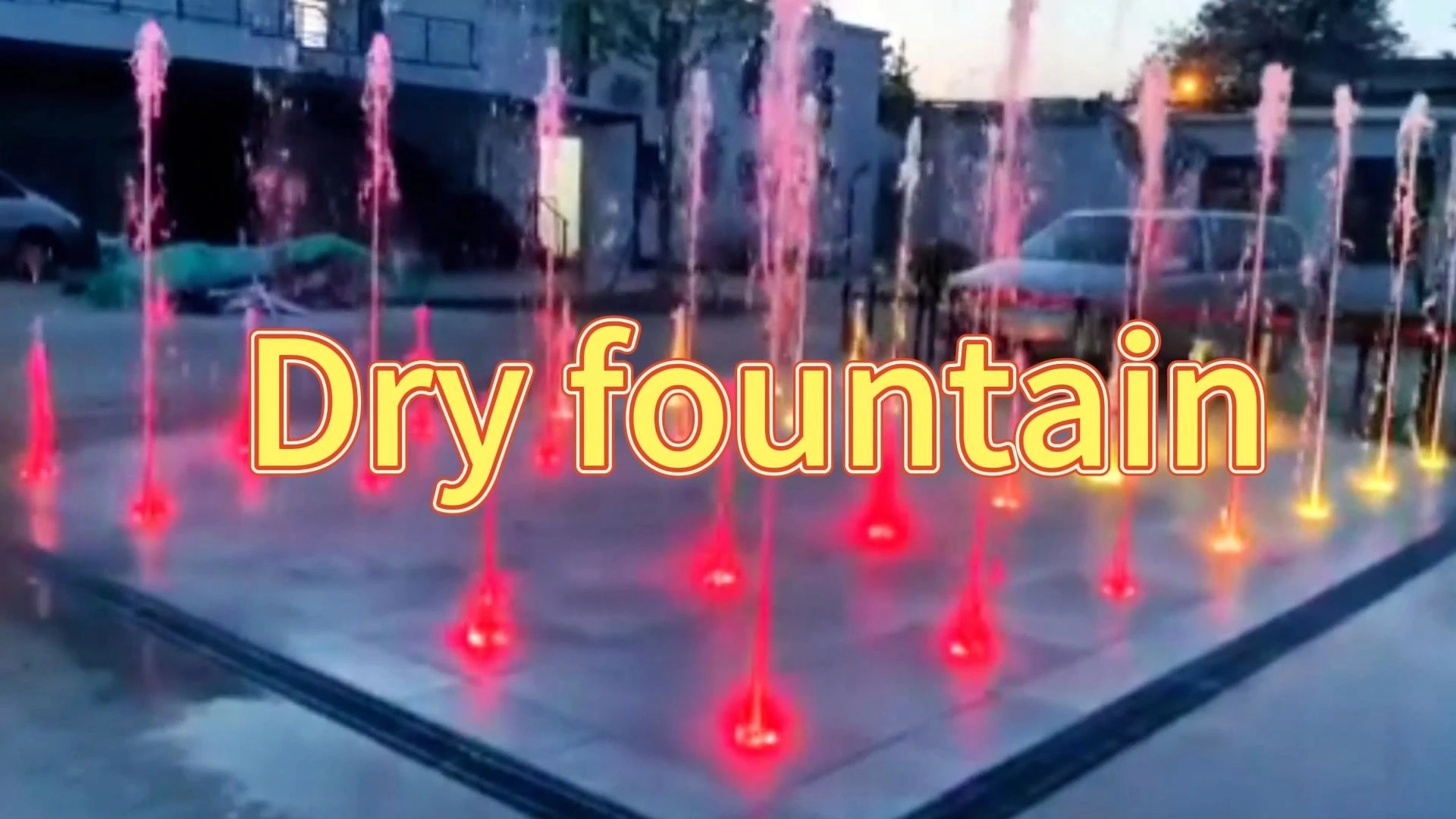 Water Crown Ground Level Fountain with Hidden Nozzle System 1