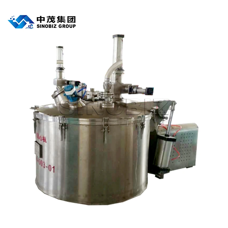 Flat Scraper Centrifuge - GMP-Compliant Closed and Explosion-Proof Solid-Liquid Separation Equipment for Chemical Food Industries 1