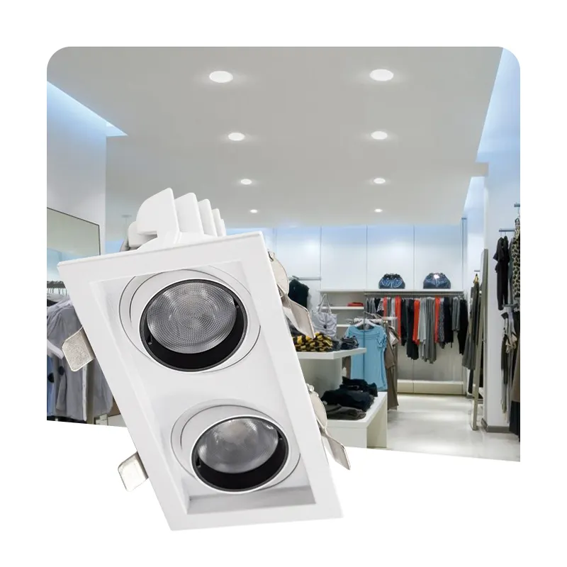 15W*2 30W*2 Large Wattage Die-casting Aluminum LED Ceiling Down Lights 1
