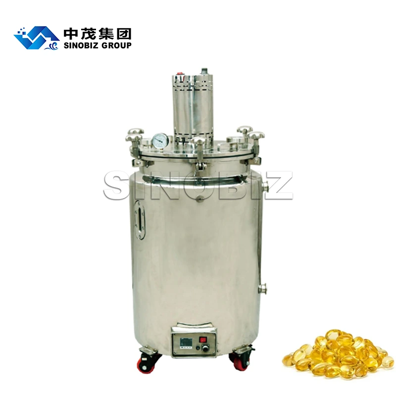 HSZJ-40 80 Vacuum Stirring Tank - GMP-Compliant Temperature-Controlled Water Bath Heating Constant Temperature Mixing Barrel for Food Industries 1