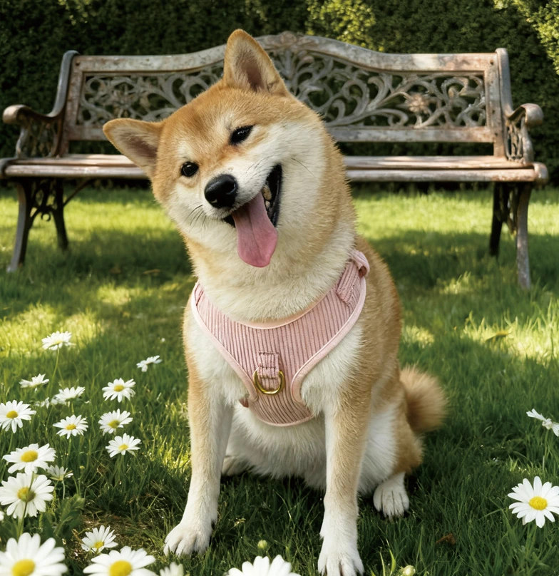 Hundegeschirr-Weste aus weichem Cord – 3D-Rundum-Design, Schnellverschluss, verstellbare Passform, rostbeständiger D-Ring aus Zinklegierung, atmungsaktives Mesh für kleine/mittelgroße Hunde 1