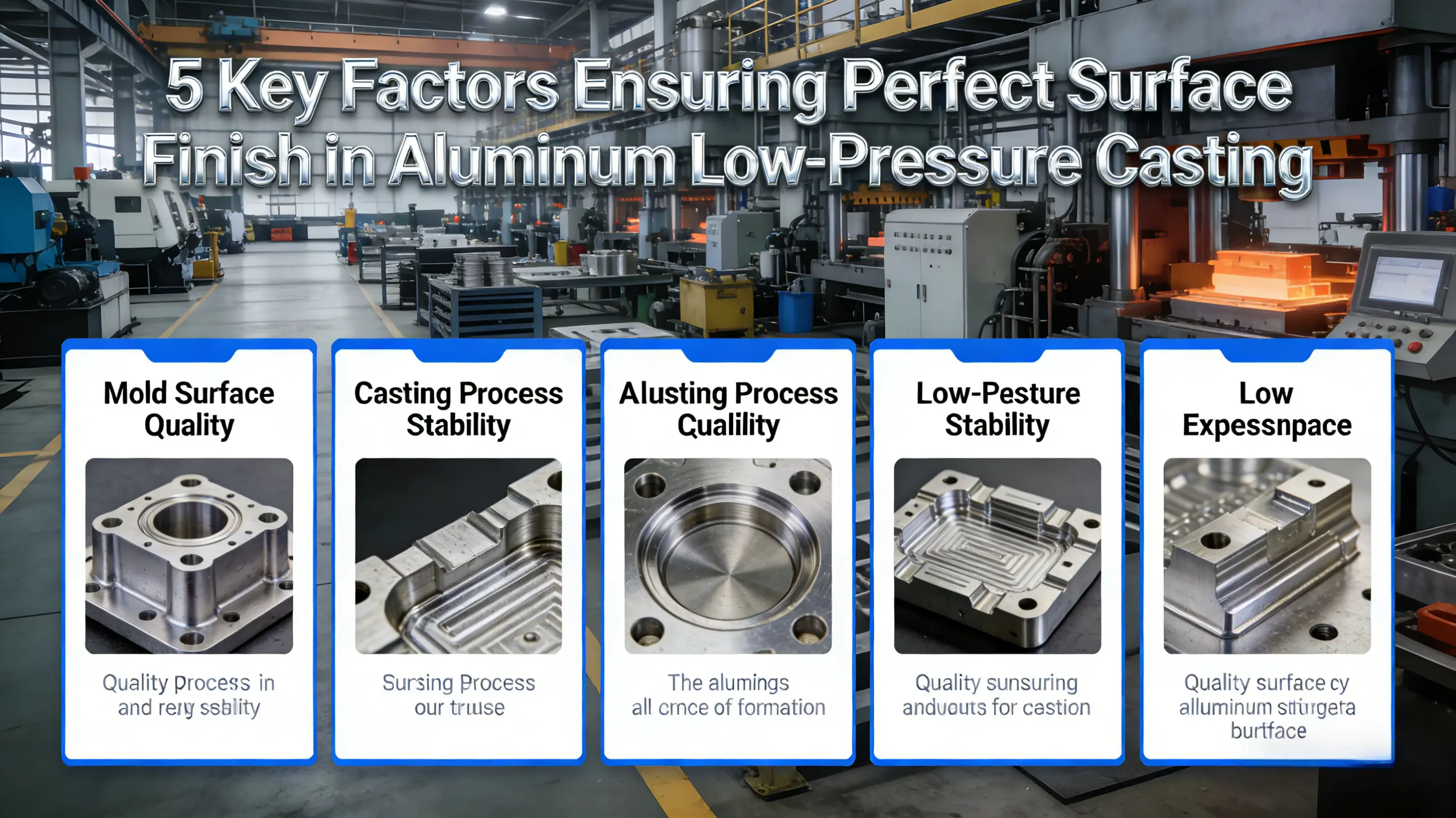 5 Must-Know Factors for Perfect Surface Finish in Aluminum Low Pressure Casting 1