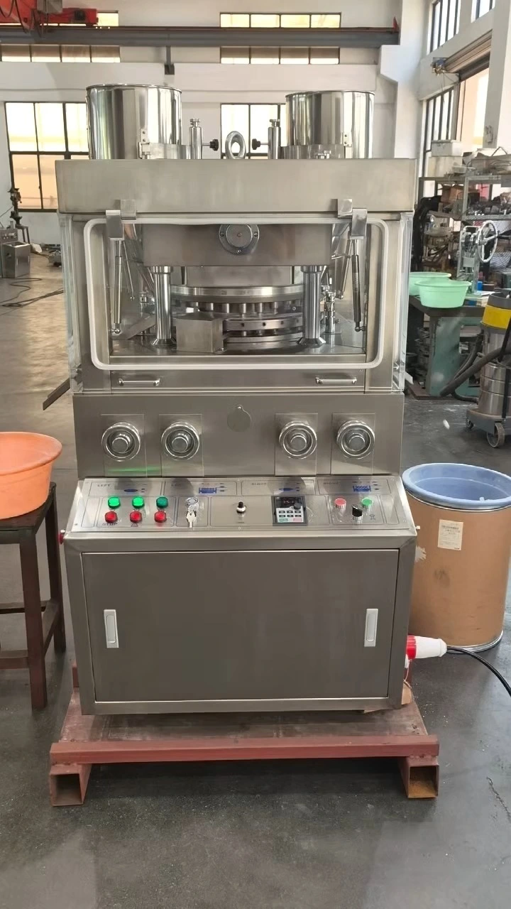 Two-color rotary tablet press machine used in pharmaceutical and clean block production 1