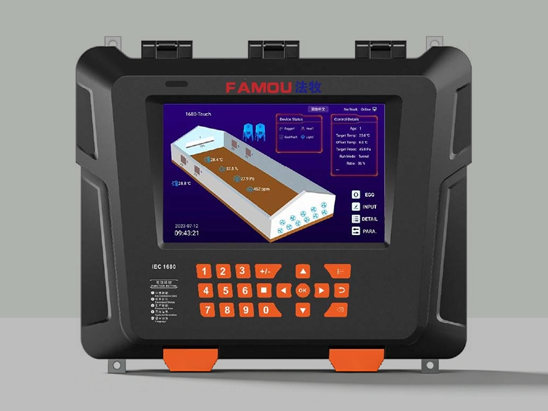Controlador ambiental inteligente táctil IEC1680 1
