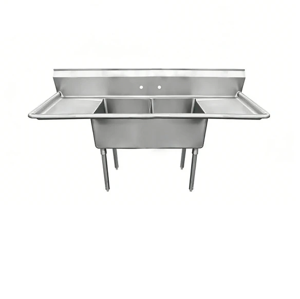 Kaesid Double Bowl Commercial Kitchen Sink | Customized Stainless Steel, Factory Direct 1