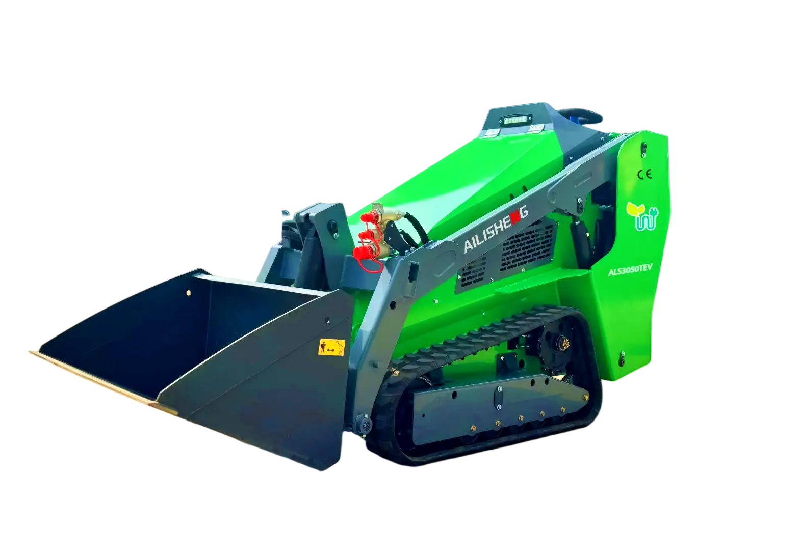 AILISHENG Stand-On Electric Tracked Skid Steer Loader ALS3050TEV 1