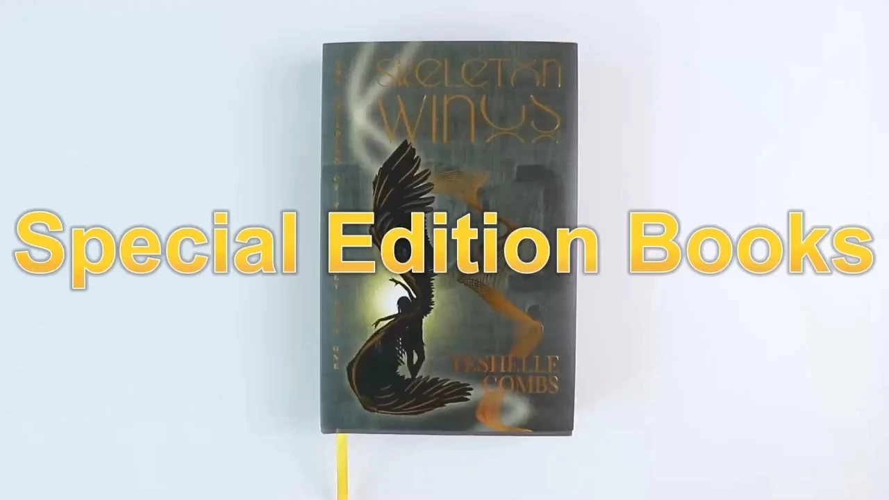 Special Edition Hardcovers with Foiling Dust Jackets, Sprayed Edges, and Color Art Pages Within the Books 1