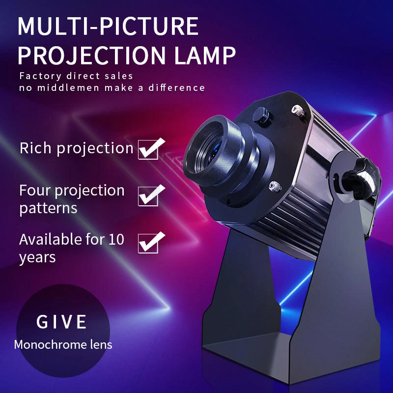 جهاز عرض شعارات مخصص متعدد الأنماط، تشغيل من 2 إلى 4 حلقات لعرض الشعارات في واجهات المتاجر التجارية والفعاليات الترويجية 1