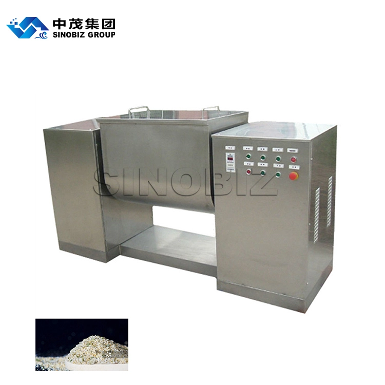 Tilting discharge, dead-angle mixing, and material utilization rate up to 98%  Trough Mixer 1