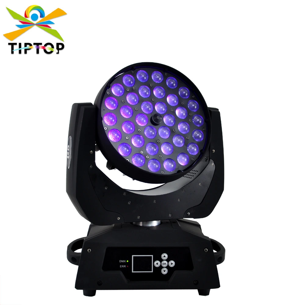 Professional 36-LED Zoom & Wash Moving Head - (12W/15W/18W per LED) Color Options 1