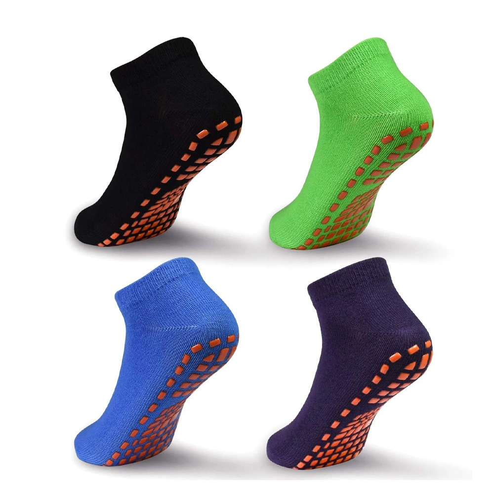 OEM Trampoline Anti-Slip Socks Silicone Dots - Custom Design for Fitness/Trampoline Park 1