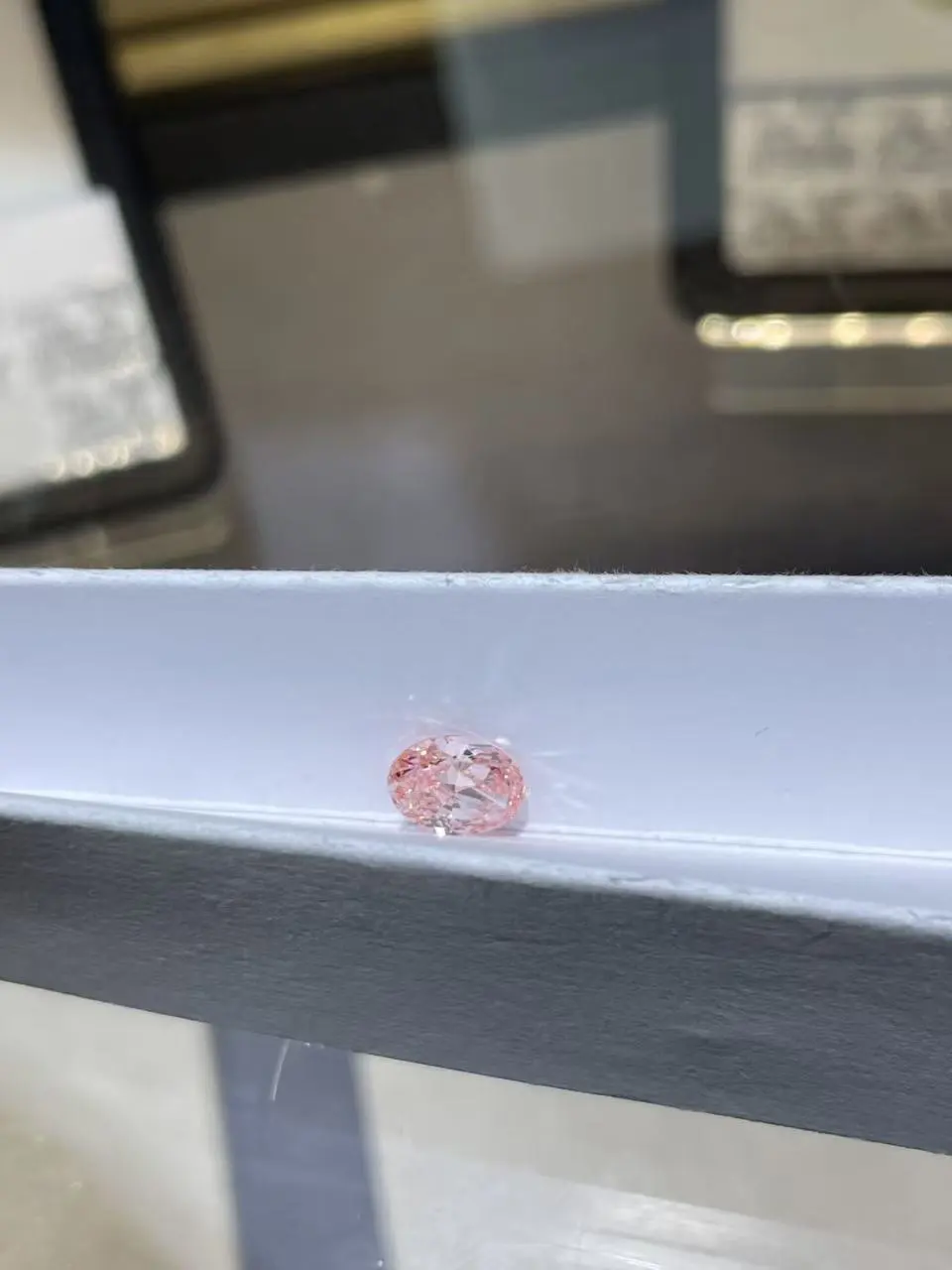 ZKZ Jewelry Fancy Shaped Pink Oval Cut Lab Grown Diamond  9.03CT vs1 With IGI Certified 1