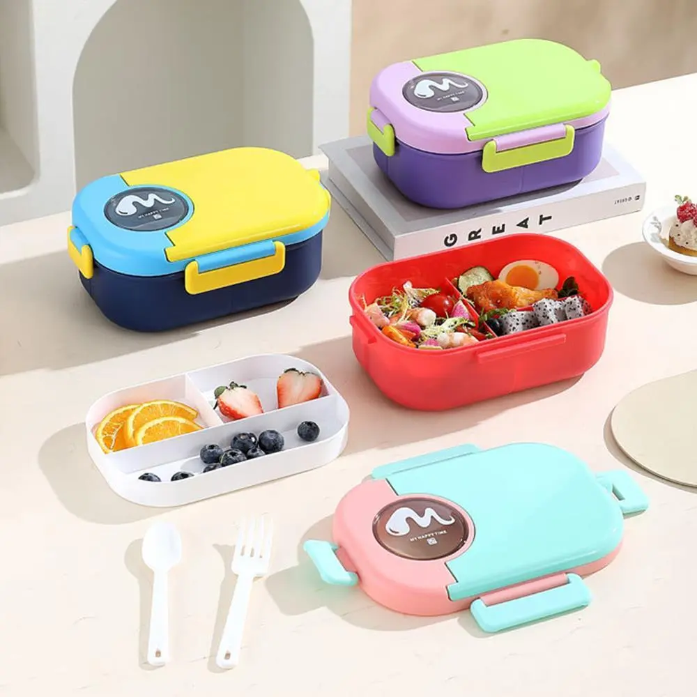 HongXing Large 3-Compartment Lunch Box | Leak-Proof PP Bento Set 1