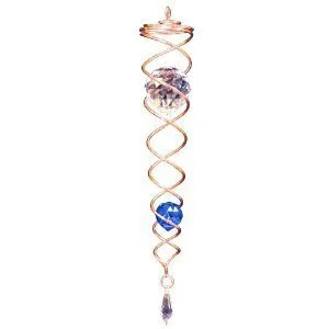 Tail Spinner Gazing Ball Spiral Tail Hanging Metal Garden Wind Spinner with Hanging Tail Stabilizer Sun Catchers Tail Spinner 1
