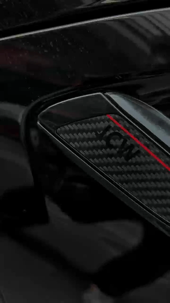 Mini Cooper Accessories: Carbon Fiber Hatchback Side Lamp Cover Replacement For F55 F56 F57 | 2PCS/SET 1