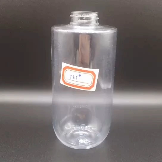 300ml 400ml 500ml 650ml Cylindrical PET Bottles for Body Wash - Custom Color Packaging 1