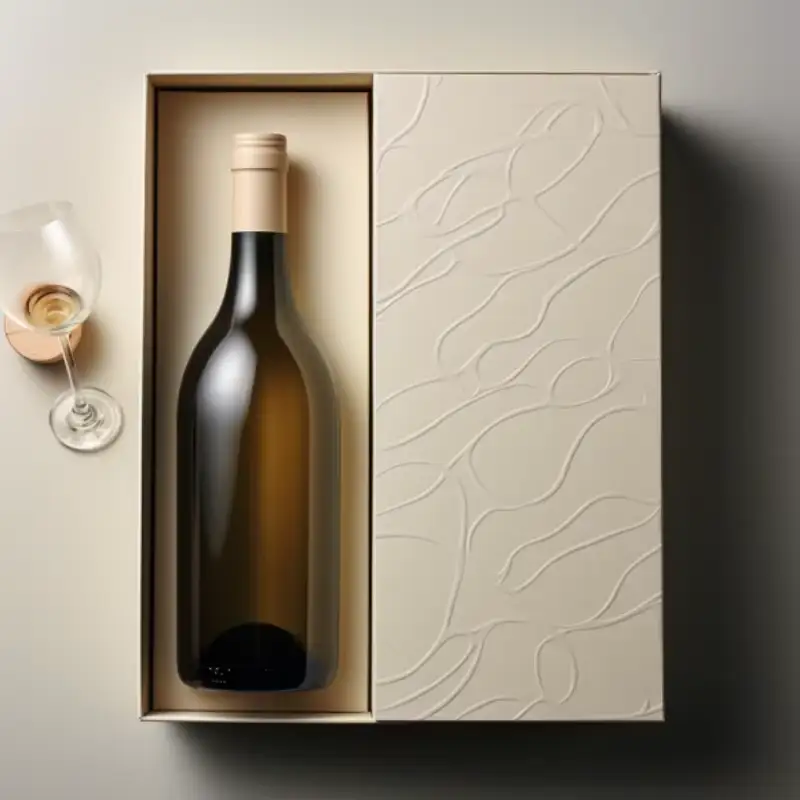 علب كرتون مربعة قابلة لإعادة التدوير، قابلة لإعادة التدوير، بألوان وشعارات مخصصة، لتغليف زجاجات النبيذ الفردية، مناسبة لتغليف المجموعات، وعلب هدايا النبيذ من جام شيد. 1