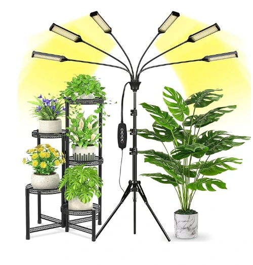 LED Plant Growth Light with Stand Full Spectrum Timed Sunlight Seedling Grow Light Succulent & Green Plant Supplemental Lighting 1