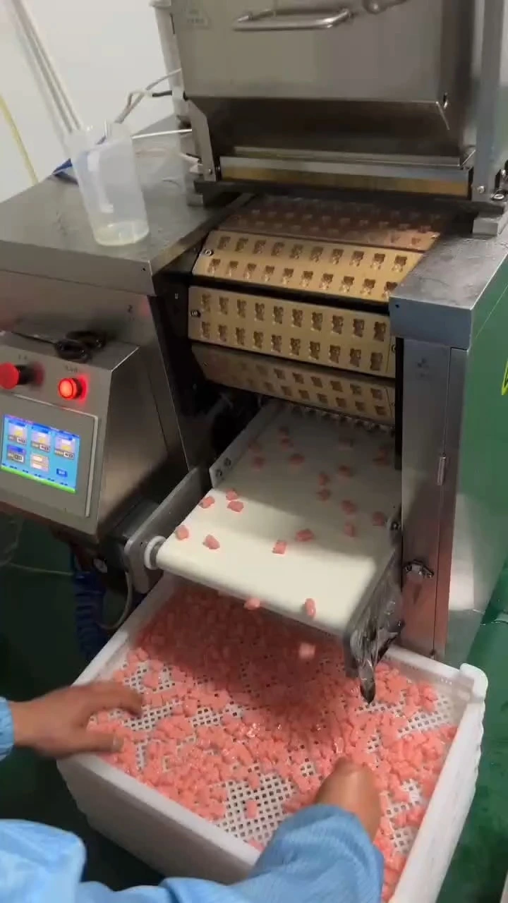 Fully Automatic Multifunctional Vitamin Gelatin Jelly Candy Production Line Gummy Bear Making Machine 1