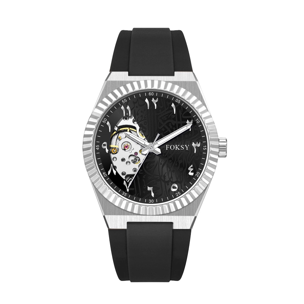 Custom Men Watch Automatic Watch Stainless Steel 5ATM Calendar Fashion Leisure Watch 644-6-1010 1