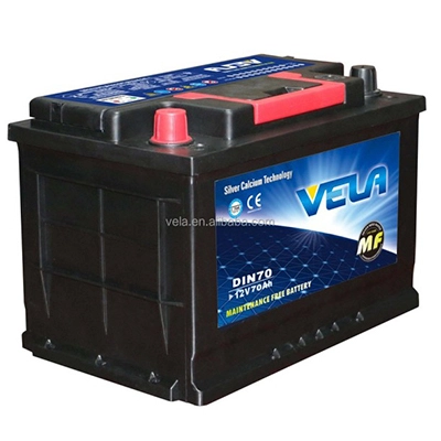 DIN70 12V 70Ah MF Lead acid Vehicle Battery Best Car Battery 1
