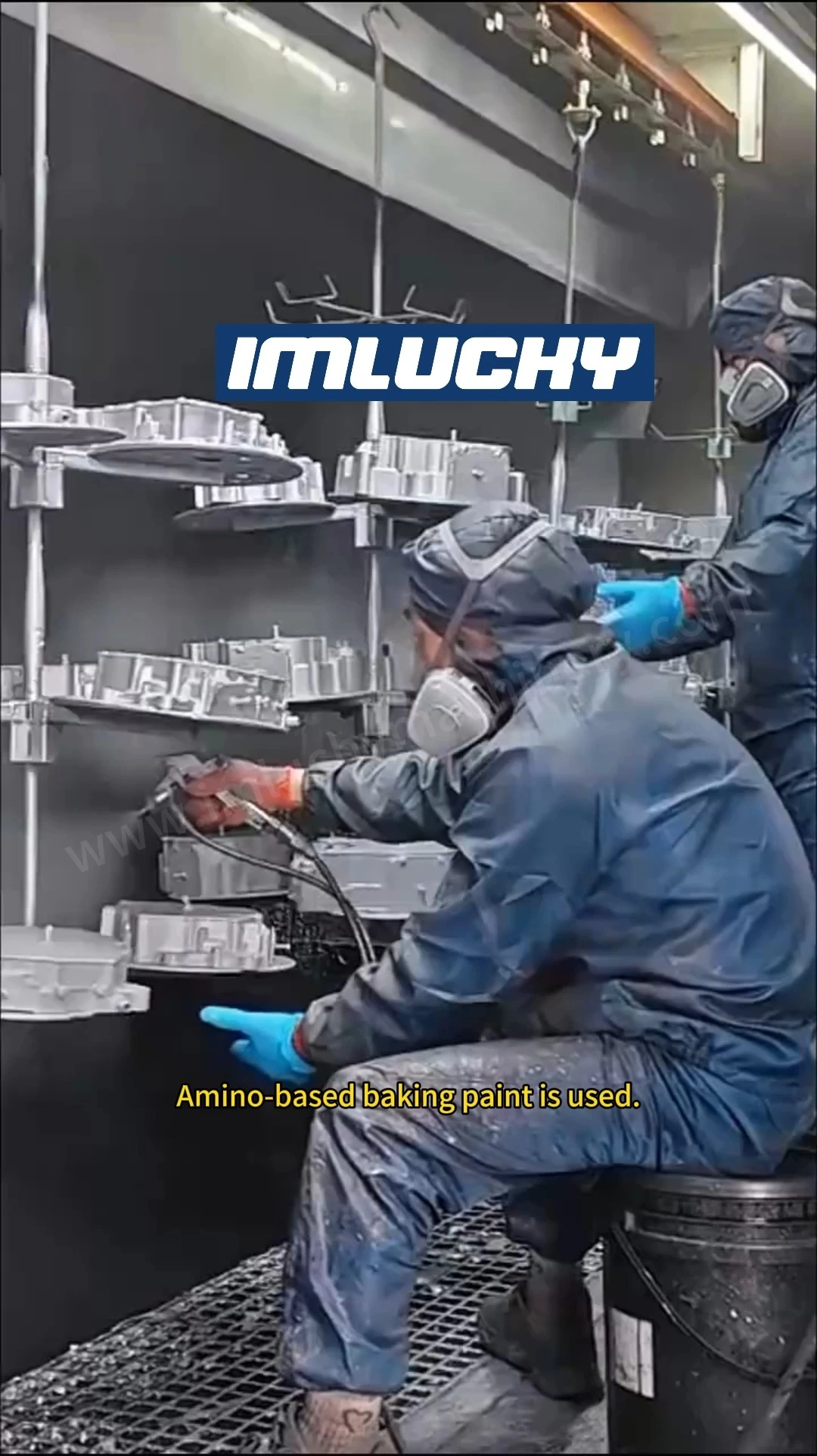 Automatic painting line for motorcycle fuel tank 1