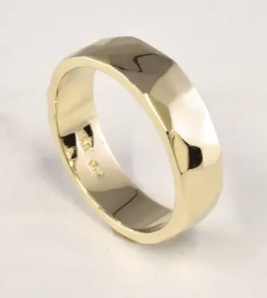 9K GOLD RING WITHOUT STONE 1