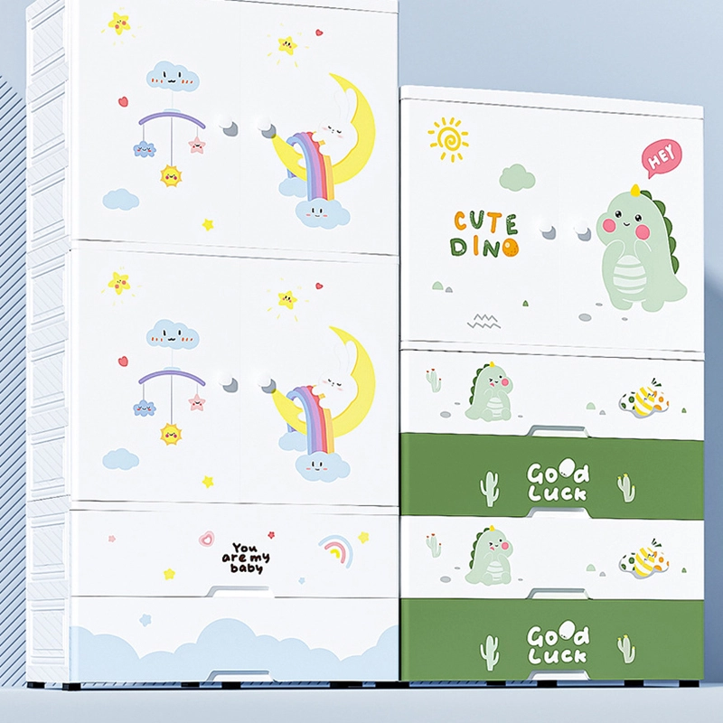 Hongxing Baby Clothes Storage Cabinet, Large Capacity Kids Multifunctional Storage Cabinet 1