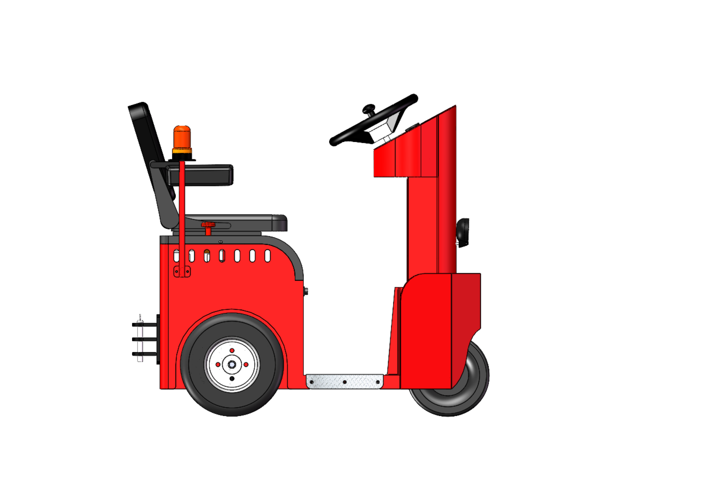 3 Ton AC Electric Tow Tractor | 2.2kw Sit-Down Tugger with CURTIS Controller Option | 3000kg Capacity | VLIFT Z2 2