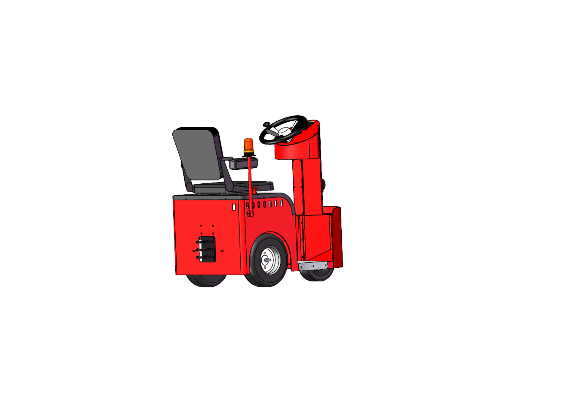 3 Ton AC Electric Tow Tractor | 2.2kw Sit-Down Tugger with CURTIS Controller Option | 3000kg Capacity | VLIFT Z2 3