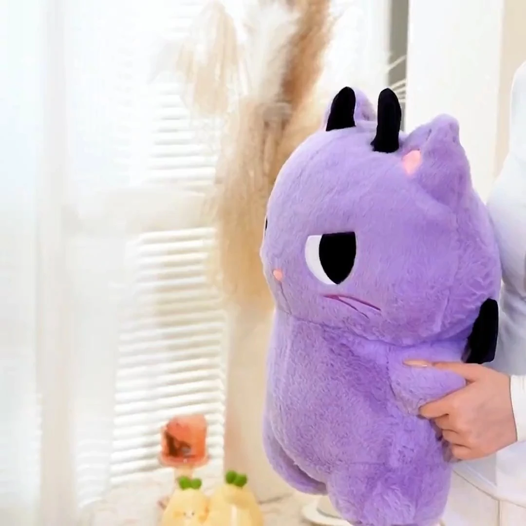 Cute Half Angel Half Devil Little Monster Plush Toy Soft Stuffed Gift for Kids 1