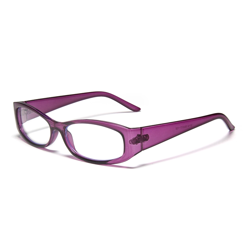 B27097 Gafas de lectura rectangulares delgadas y económicas con bloqueo de luz azul, venta al por mayor, monturas multicolor, gafas ópticas para hombres y mujeres. 1