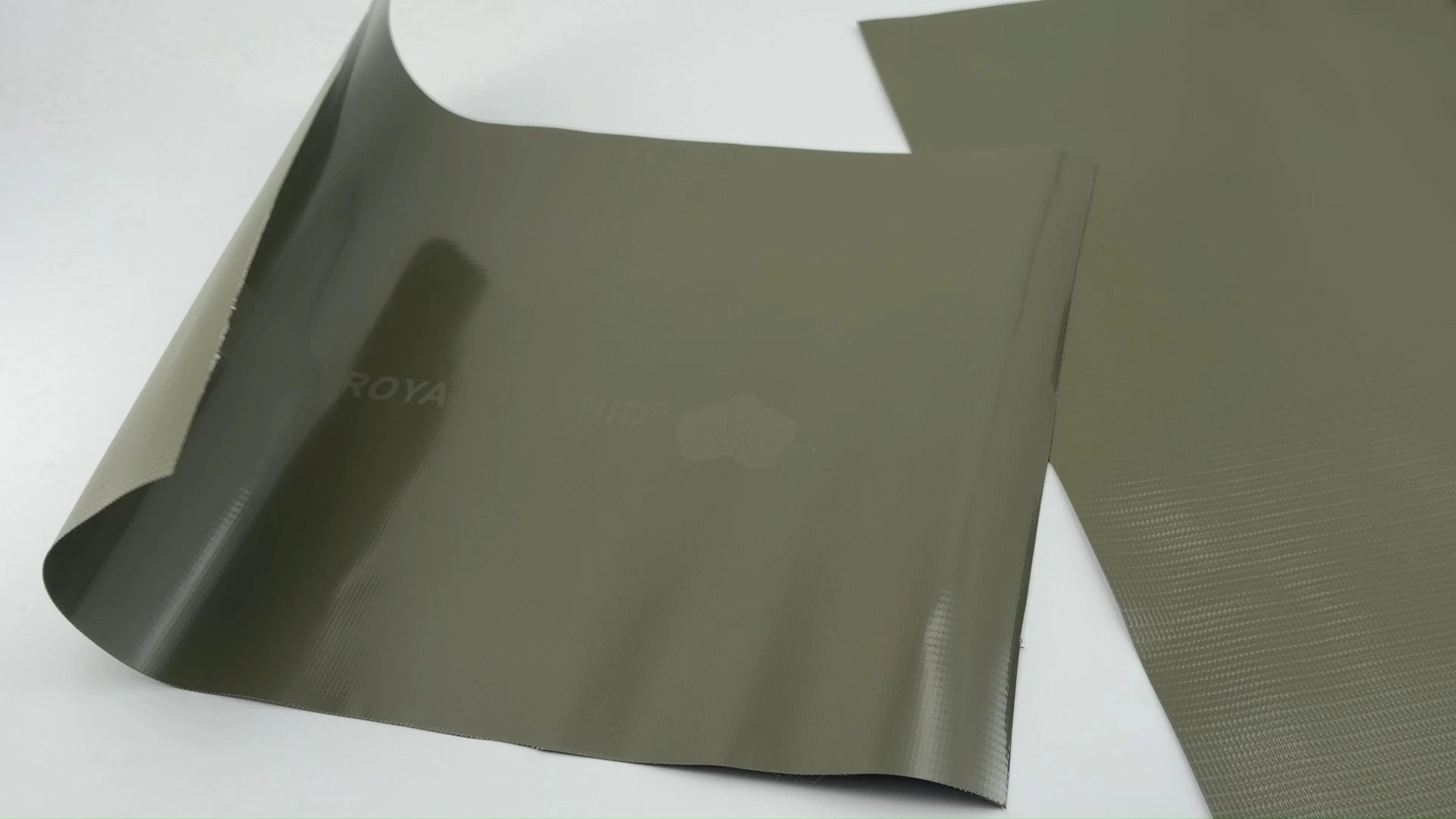 قماش مشمع جديد من مادة PVC بشعار رويال أوركيد 1