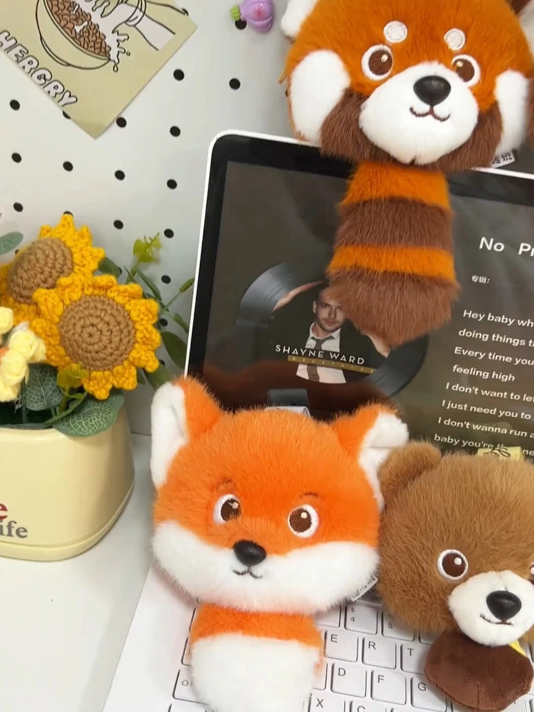 Lovely Animal Friends Plush Coin Purse Stuffed Doll Pouch 1