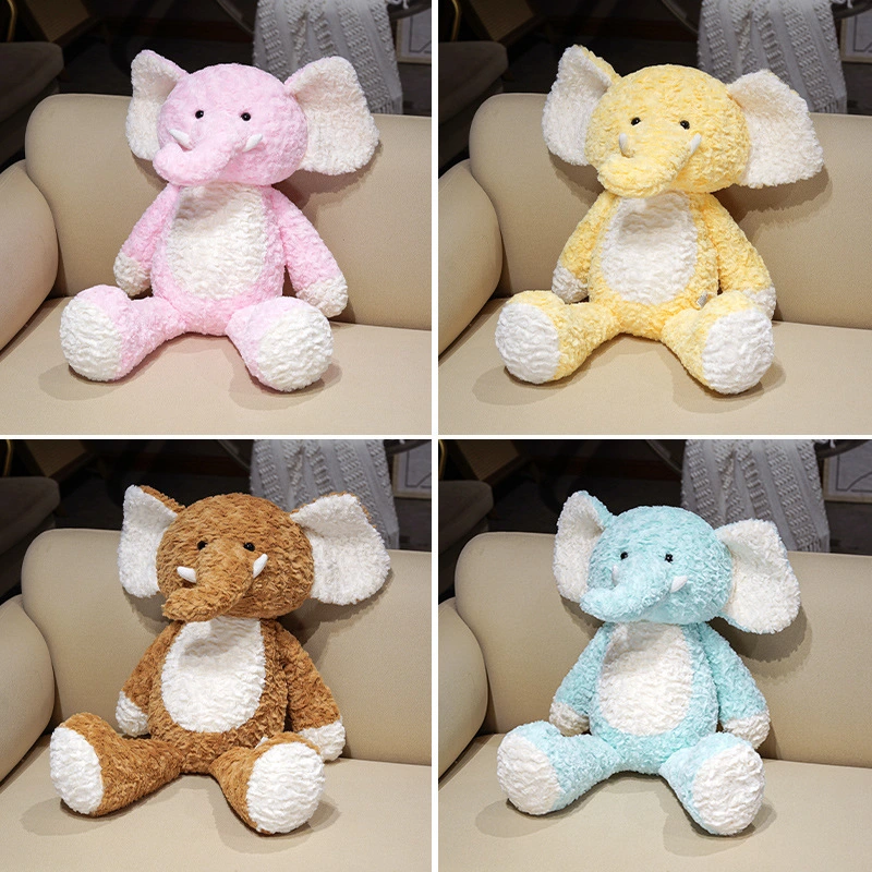 Run Run Series Soothing Elephant Plush - 4 Color Options  Comfort Stuffed Toy 1